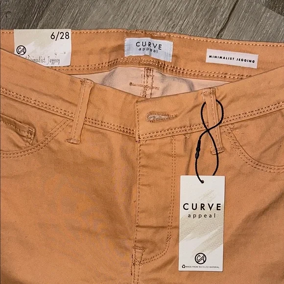 Curve Peach Skinny Pants - Picture 2 of 6